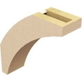 thumbnail image 5 of Ekena Millwork 3"W x 10"D x 10"H Thorton Rough Cedar Woodgrain TimberThane Knee Brace, Primed, 5 of 6