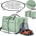 thumbnail image 5 of URSOFINE 115L Large Duffle Bag, Foldable Travel Gym Bag with Shoe Compartment, Lightweight Water Repellent Tear Resistant for Camping, Weekender, Overnight Travel, 5 of 7