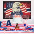 thumbnail image 5 of Anckoeil Independence Day Decorations Congratulations Independence Day Holiday Party Decorations Hanging Flags Decorations Photo Backdrops, 5 of 8