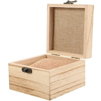 FONDOTIN Single Watch Box For Men Jewelry Box Wooden Khaki 1 Set Organizer