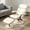 Gray, variant on Resenkos Recliner Armchair with Adjustable Leg Rest & Storage Pocket, PU Leather, Gray