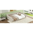 thumbnail image 5 of Full XL Size Upholstery Daybed and Side Storage Pocket, Beige, 5 of 9