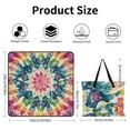 thumbnail image 2 of Colorful Tie Dye Vortex Picnic Blanket Waterproof Outdoor Beach Blanket Hand-held Pad Suitable for Travel, Camping, Beach, Family Gatherings, 2 of 7