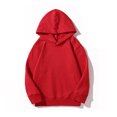 thumbnail image 3 of Abcomgle Hoodies for Girls 7-8 Cute Solid Hooded Sweatshirts for Girls Loose Long Sleeve Girls Pullover Top Aesthetic Winter Clothes for Tween Girls with Pocket, 3 of 5