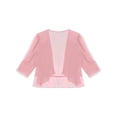 thumbnail image 5 of iiniim Womens Half Sleeve Chiffon Open Bolero Shrug Cardigan Casual Party Dress Cover Up Outerwear, 5 of 7
