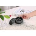 thumbnail image 4 of Handmade Ceramic Ashtray With Lid, Office Decoration Desktop Ashtray, Windproof Ashtray, Outdoor Ashtray (black), 4 of 5
