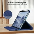 thumbnail image 5 of Fintie Rotating Case for iPad Air 13-inch (M2) 2024 - 360 Degree Rotating Protective Stand Cover with Pencil Holder, ocean marble, 5 of 10