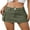 Army Green, variant on Boiiwant Women Mini Skirt Vintage Low Waist Cargo Skirt Summer Slim Fit Solid Color Skirt with Pockets for Club