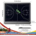 thumbnail image 2 of CHAO Tablero táctico electrónico LCD Baloncesto Hockey Tablero de dibujo de entrenador portátil y borrable para orientación táctica y planificación previa al juego, 2 of 4