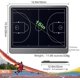 thumbnail image 2 of CHAO Tablero táctico electrónico LCD Baloncesto Hockey Tablero de dibujo de entrenador portátil y borrable para orientación táctica y planificación previa al juego, 2 of 4