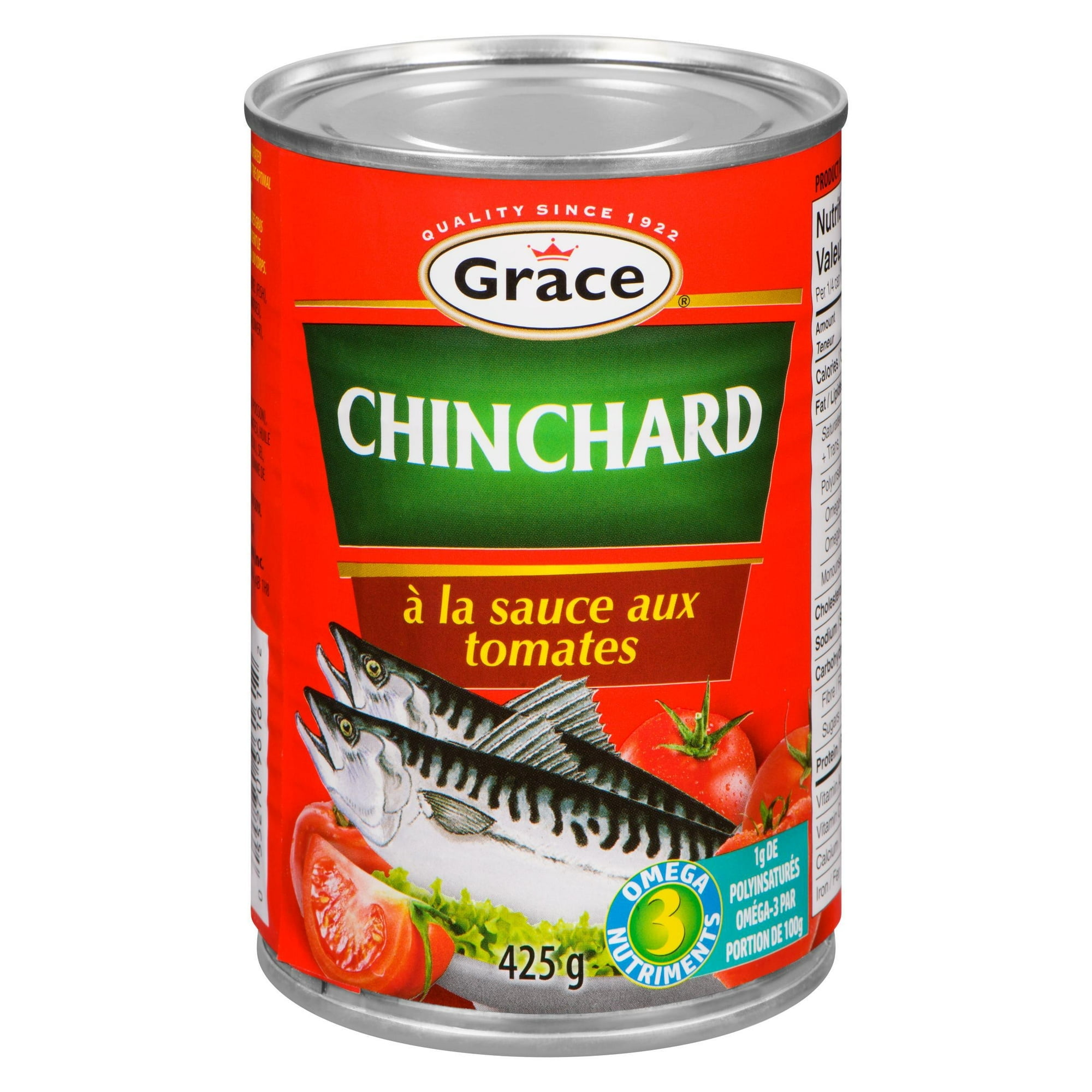 Grace Jack Maquereau Sauce De Tomate, 425ml Can