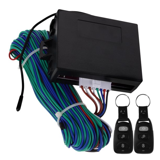 unbranded 1Jgo Kit Universal De Entrada Sin Llave Para Auto Con Control Y Cierre Centralizado Negro