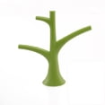 thumbnail image 4 of EeaseCA Tree and Bird Shaped Plastic Toothpick Fruit Fork (Green), 4 of 4