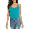 thumbnail image 7 of ANFERRY Womens Tank Top with Shelf Bra Basic Cotton Adjustable Straps Camisoles, 7 of 7
