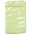thumbnail image 2 of 100Pcs 3x5 inch Plastic Zip Lock Bags Resealable Packaging Bags Self Seal Bag for Packaging Gift Treats Favors Light Green 13x8x0.02cm Thickness: 2.5 Mil(0.065mm) Green, 2 of 3