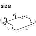 thumbnail image 2 of 1PCS Over The Cabinet Plastic Bag Holder Hanging Trash Bag Holder, 2 of 5
