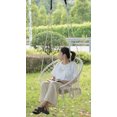 thumbnail image 4 of Hamac Rond Suspendu en Corde de Coton Macramé Chaise Balançoire pour Intérieur et Extérieur, 4 of 5