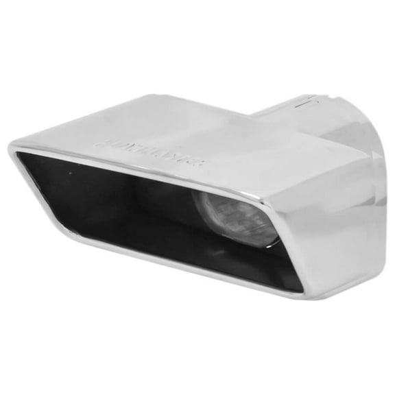 Flowmaster 15393 Exhaust Tip - 3.00 x 7.00 in. Rectangle Polished SS - Challenger - Right - Clamp