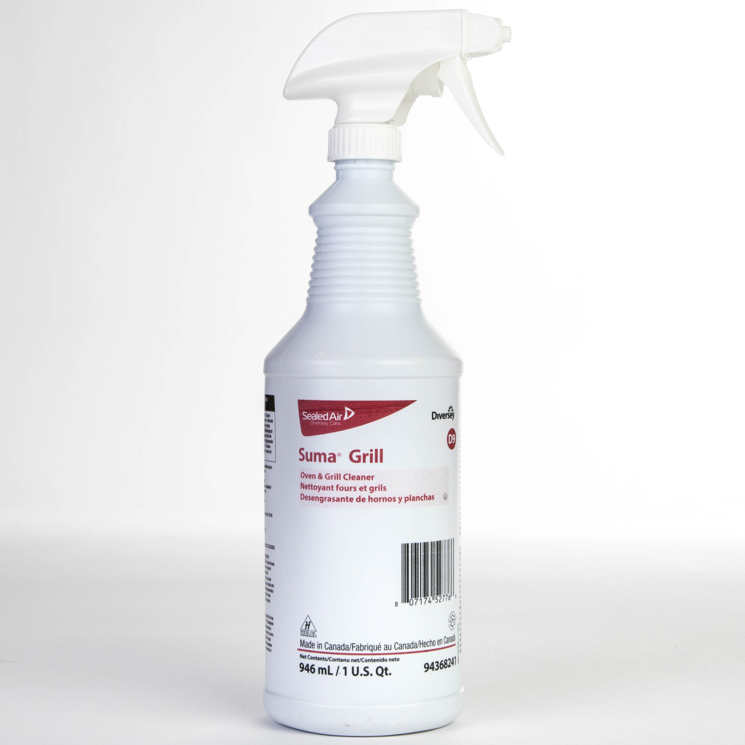 Suma Grill D9 Oven & Grill Cleaner, Six Pack of 32fl oz Bottles