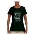 thumbnail image 2 of Wild Bobby Saved By Jesus Fueled By Coffee Inspirational/Christian Women Graphic Tee, Forest Green, Small, 2 of 5