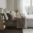 thumbnail image 4 of Comfort Classics 3-Piece Brown Soloft Micro Plush Sheet Set, Twin, 4 of 6