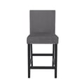 thumbnail image 3 of New Classic Furniture Celeste Solid Wood Counter Chairs in Gray (Set of 6), 3 of 7