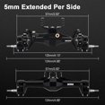 thumbnail image 3 of Portal Axles INJORA +5 mm para actualización 1/18 RC Crawler TRX4M, 3 of 6
