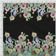 thumbnail image 2 of oneOone Organic Cotton Poplin Twill Fabric Floral & Cactus Panel Print Fabric By Yard 42 Inch Wide, 2 of 3
