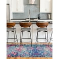 thumbnail image 5 of Unique Loom Jardin Collection Area Rug - Ivy (2' 7" x 10' Runner Blue/Beige), 5 of 7