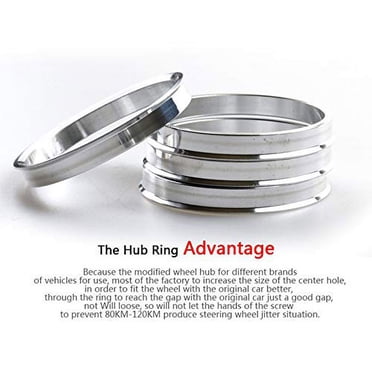 Hub Centric Ring Circuit Performance S (4 Pack) - 110 To 106.1 Black Nylon Hubrings - Compatible Hub Centric Ring Diagram