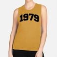 thumbnail image 2 of 1979 College Style Women's Muscle Tank X-Small Antique Gold, 2 of 5
