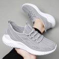 thumbnail image 5 of NOKIO Men's Running Shoes Lightweight Casual Sneakers Fashion Walking Tennis Shoes Breathable Knit Woven Mesh Sports Shoes 𝖫a𝖼e Up Workout Shoes for Back to College, 5 of 6
