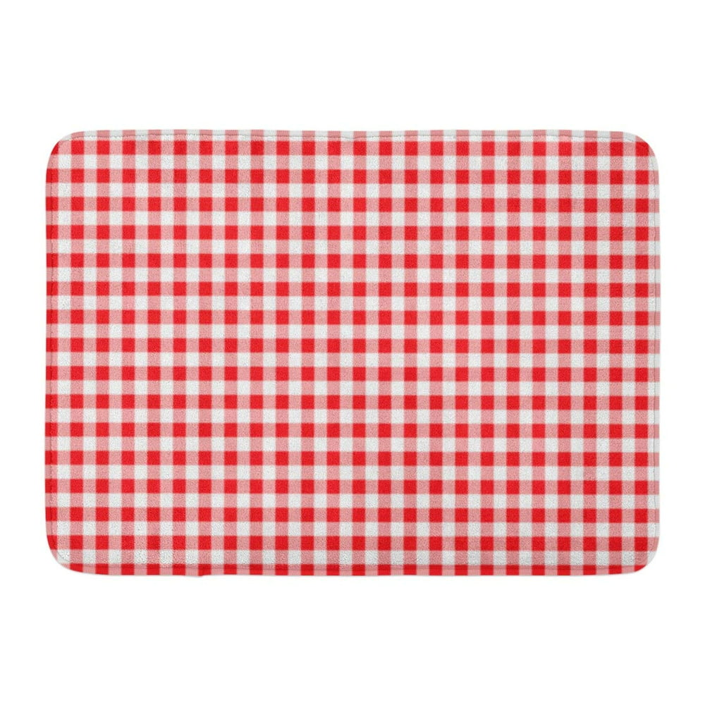 SIDONKU Picnic Checkered Pattern Red Tartan 10 Table Checkerboard