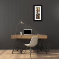 thumbnail image 3 of Burghardt, James 9x18 Black Ornate Wood Framed with Double Matting Museum Art Print Titled - Rock I, 3 of 4
