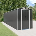 thumbnail image 5 of vidaXL Storage Shed Outdoor Storage Shed for Backyard Patio Galvanized Steel, 5 of 120