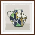 thumbnail image 2 of Art.com Picasso Vase II Art Print by Aimee Wilson, Brown Frame Wall Art, 29" x 29", 2 of 5