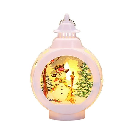 

Naughtyhood Christmas Sale Christmas Decorations Ornaments Wind Lamps Candle Lights Painted Small Wind Lamps LED Electronic Lights Night Lights Clearance