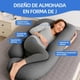 thumbnail image 3 of Almohada de Embarazo con Funda de Enfriamiento Almohada de Maternidad en Forma de J Almohada Lateral de Cuerpo Completo para Espalda, piernas y Vientre, cómoda Funda de enfriamiento, 3 of 9