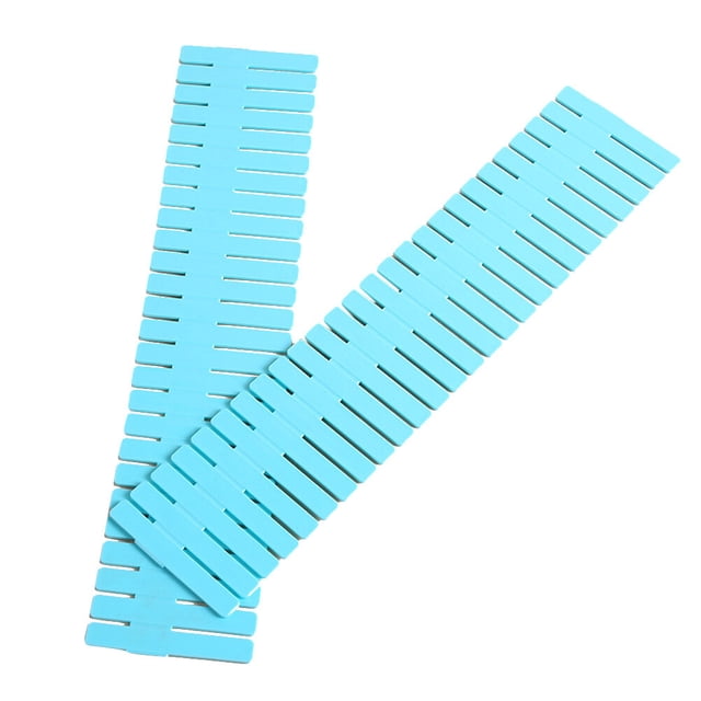 EeaseMX 32 separadores de cajones con rejilla ajustable (azul)