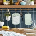 thumbnail image 2 of KitchenAid Albany Pot Holder 2-Pack Set, Pistachio, 7"x10", 2 of 5