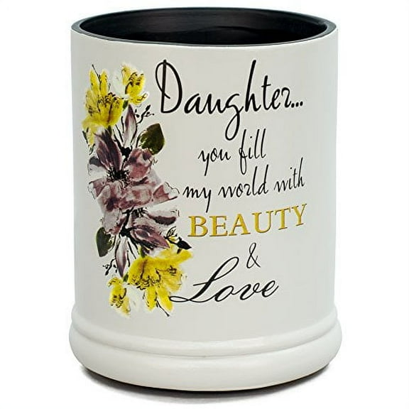 Daughter Beauty & Love Ceramic Stoneware Electric Large Jar Candle Warmer