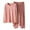 Pink, variant on Mlzmgr Womens Sets Long Sleeve Pullover Warm Shirts Full Length Pants 2 PC Casual Sets for Women Homewear