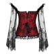 thumbnail image 5 of Corsé de encaje para damas de palacio europeo y americano, manga larga, hombros planos, ropa moldeadora de cuerpo, 5 of 5
