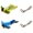 Red&Blue, variant on BESTSKY 2Pcs Flapping Bird Cat Toy,Realistic Bird Simulation Bird Cat Toy,Exciting Cat Play Experience Cat Bird Toy,Red&Brown