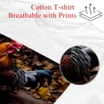 thumbnail image 2 of T Shirts for Men Pack,Short Sleeve Shirts for Women,Animal Chicken Poultry Pattern,4XL, 2 of 5