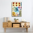 thumbnail image 6 of Flower Power II Framed Premium Gallery Wrapped Canvas - Ready to Hang - 27 x 41 - Gold Floating Frame, 6 of 9