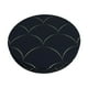 thumbnail image 1 of Disketp Black Fish scales Funda Redonda para Taburete, Funda de Cojín para Silla de Bar Suave y Elástica-12 inch, 1 of 7