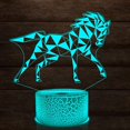 thumbnail image 5 of YSITIAN Horse Night Light ,Hourse Gifts, Anywin Horse 3D Night Light for Kids with Remote Control H1116-327, 5 of 8