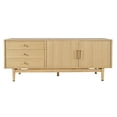 thumbnail image 4 of Jofran Olson 67" Mid-Century Modern Scandinavian Console TV Stand Storage Cabinet, 4 of 20