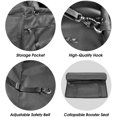 thumbnail image 2 of Pet Reinforce Car Booster Seat for Dog Cat, Portable, Foldable, Breathable Pet Car Seats with Safety Belt, 2 of 3